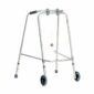 Balkonik aluminiowy z kulką – składany, dwukołowy ARmedical
