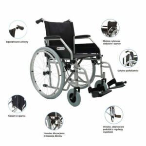 Wózek inwalidzki stalowy Regular AR-405 ARmedical